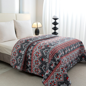 Quilt 170 x 210 Embossed Christmas Levent 03