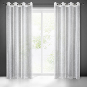 Decorative Curtain Nessi 140 x 250 White Buttons