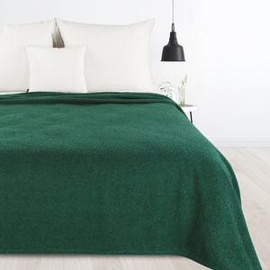Blanket 150 x 200 Microfiber Boucle Bukla C.Green