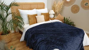 Blanket 200 x 220 Microfiber Embossed Plush Ala 3D Slice 03