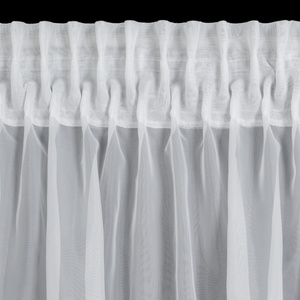 Venice Decorative Curtain 360 x 250 Tape White