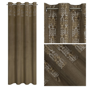 Curtain 140 x 250 Decorative Liza Beige+Gold