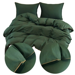 Bedding 160 x 200 3pcs Satin Cotton with Biza Can 02