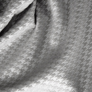 Velvet Darcy Curtain 140 x 250 Silver Spillover