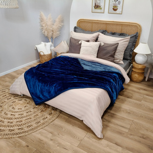 Blanket 160 x 200 Acrylic Solid Warm Yasemin 09