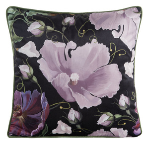 Cushion cover 45 x 45 Decorative Velvet 116 Black+Purple