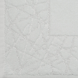 Bathroom Rug 50 x 70 Cotton Nika 01 White