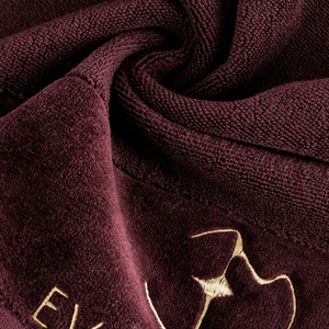 Eva Minge Gaja Bath Towel 70 x 140 Burgundy