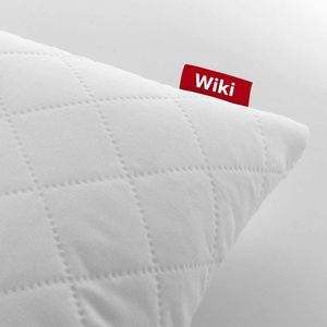 Pillow 50 x 70 Quilted Granulate with Zipper Wiki