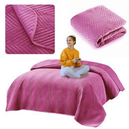 Bedspread 220 x 240 Embossed Velour Marieta 10