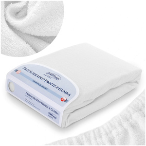 Terry sheet with elastic 001_D White 70x140