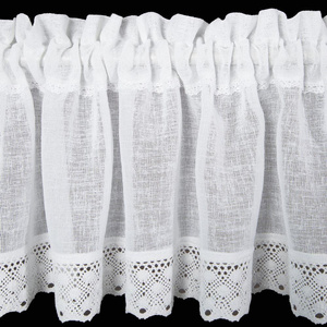 Ready-made Decorative Curtain Lisa 30 x 150 White