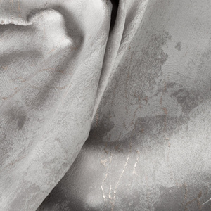 Curtain 140 x 300 Decorative Velvet Nadia Silver+Gold