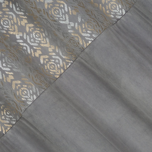 Curtain 140 x 250 Decorative Liza Steel+Gold