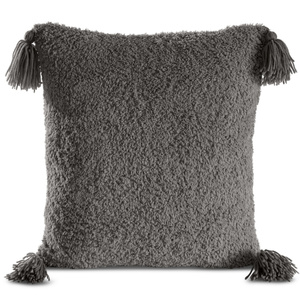 Elda 06 Steel Decorative Pompoms 45 x 45 pillowcase