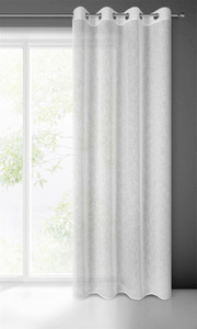Decorative Curtains Alice 140 x 250 White Throw