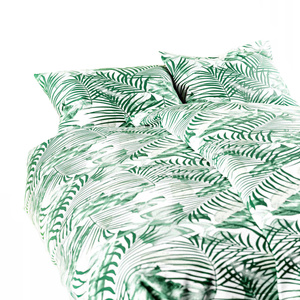 Bedding 160 x 200 3pc Flannel Jungle Green