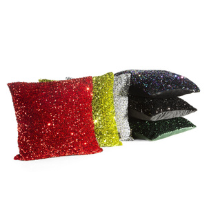 Belisa Zirconia Sequin Pillowcase 45 x 45 Green
