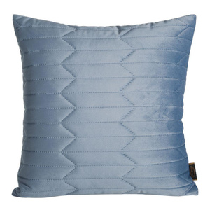 Velvet pillowcase Sofia/1 45 x 45 Blue