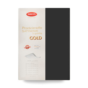 Bed sheet 190 x 200 Satin with Eraser Gold 48