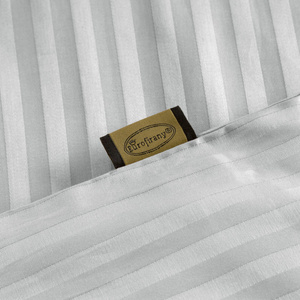 Bedding 220 x 200 3pcs Satin Cotton Vera Silver