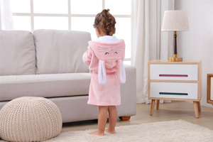 Children's Bathrobe with Hood M 120 Hare