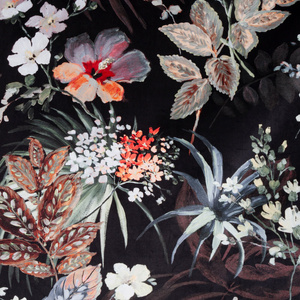 Curtain 140 x 270 Decorative Tape Alani Black+Gray