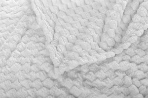 Blanket 170 x 210 Microfiber Design Cindy6 White