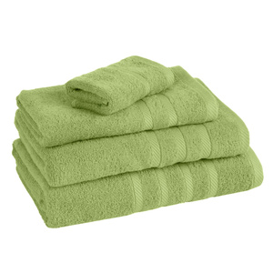 Towel 100 x 150 Bath Frotte Milo 07 Dark Green