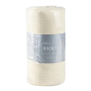 Blanket 150 x 200 Microfiber Ricky1 Beige