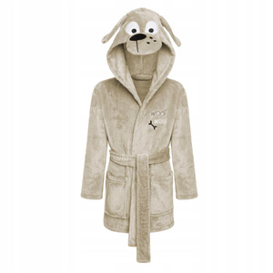 Children's Bathrobe with Hood M 120 Doggie