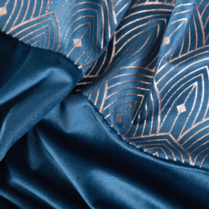 Curtain 140 x 250 Decorative Drawstring Agnes Navy Blue