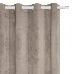 Curtain 140 x 250 Decorative Velvet Soft C.Beige