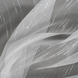 Decorative Curtain Nessi 140 x 250 White Buttons