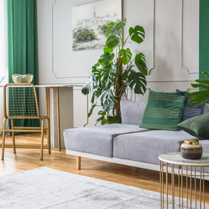 Velvet pillowcase Pari 45 x 45 Silver