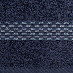 30 x 50 Terry Bath Towel Riva 07 Navy Blue