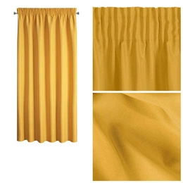 Rita Decorative Tape Curtain 140 x 175 Mustard
