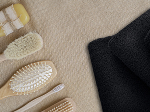 Towel 70 x 140 Cotton Bari 500g/m2 Black