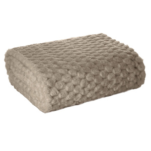 Blanket 150 x 200 Microfiber Design Cindy6 Beige