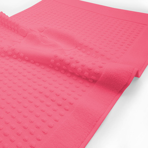Bathroom Mat 50x70 Hotel Style Footprints Fuchsia