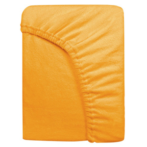 Terry sheet with elastic 007_D Yellow 60x120