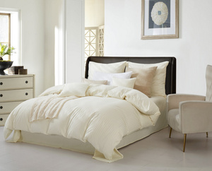 Bedding 220 x 200 3pc Cotton Adamash Ecru