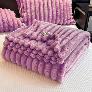 Blanket 160 x 200 Microfiber Plush Shirley 03