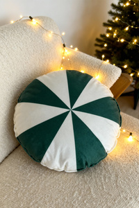 Pillow 38 x 38 Christmas Candy Green