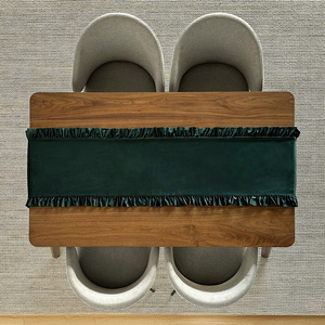 Table Runner 40 x 160 Decorative with Ruffles Ligia 04