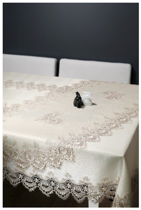 Guipure Oval Runner 088_Gold 30x50