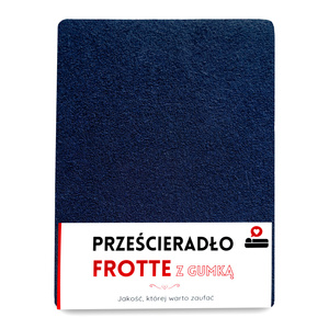 Terry sheet 90 x 200 with elastic Gaja 09