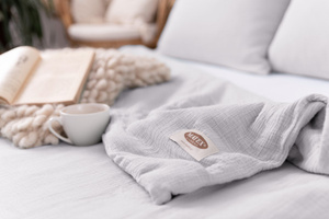 Bedding 160 x 200 3pc Cotton Muslin 42