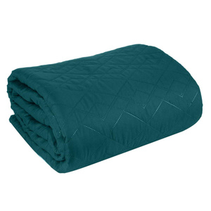 Bedspread 170 x 210 Quilted Decorative Boni2 Turquoise