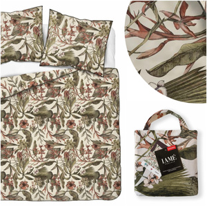 Bedding 160 x 200 3pcs Cotton Percale Lame 5241B